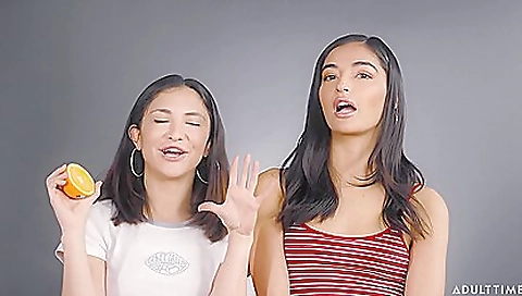 Hot girl's first time with a sexy body