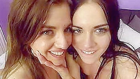 Two lesbian hotties lick each other pussy